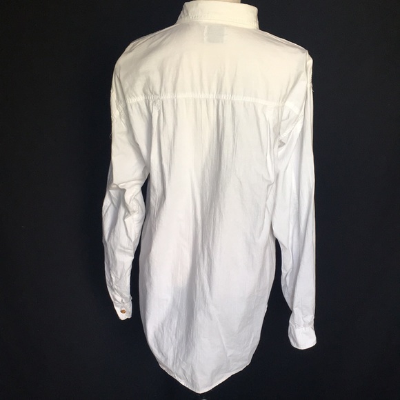Men’s FLUID White Cotton Button Down - Picture 8 of 16